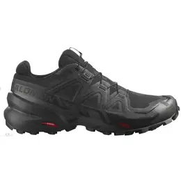 Salomon: Чёрные кроссовки 