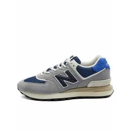 New Balance: Серые кроссовки  574