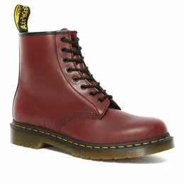 Dr. Martens: Бордовые ботинки 