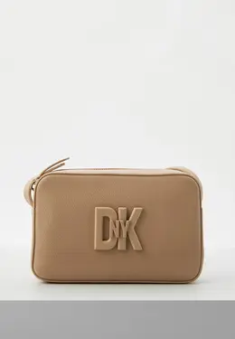 DKNY: Бежевая сумка 