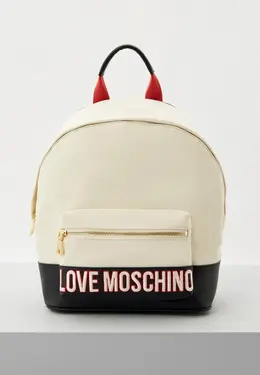 Love Moschino: Белый рюкзак 