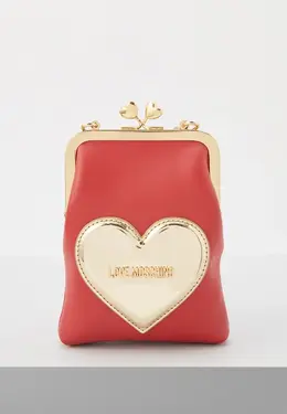 Love Moschino: Красный клатч