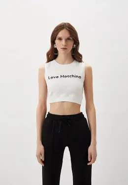 Love Moschino: Белый топ