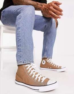 Converse: Светлые кроссовки  Chuck Taylor All Star Hi