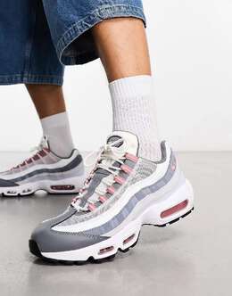 Nike: Белые кроссовки Air Max 95 Essential