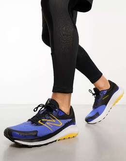 New Balance: Синие кроссовки 