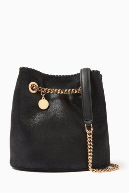 Stella McCartney: Чёрная сумка Falabella