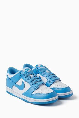 Nike: Белые кроссовки Dunk Low