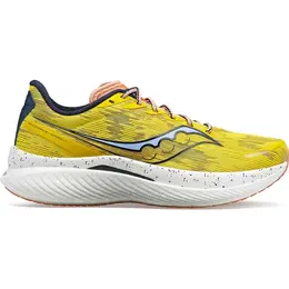 Saucony: Жёлтые кроссовки  Endorphin Speed