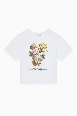 Dolce & Gabbana: Футболка T с растительным принтом