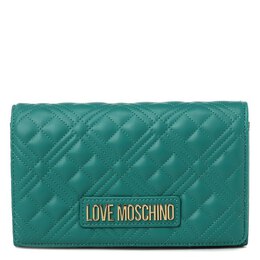 Love Moschino: Зелёный клатч 