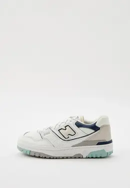 New Balance: Белые кеды 