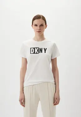 DKNY: Белая футболка 