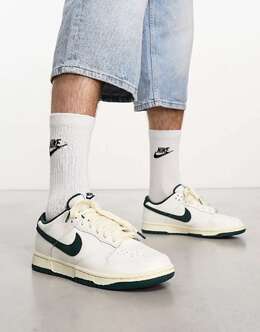 Nike: Тёмные кроссовки Dunk Low