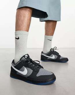 Nike: Чёрные кроссовки  Dunk Low