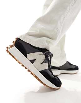 New Balance: Чёрные кроссовки  327