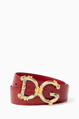 Dolce & Gabbana: Ремень DG Girl