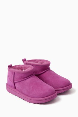 UGG: Фиолетовые ботинки Ultra Mini