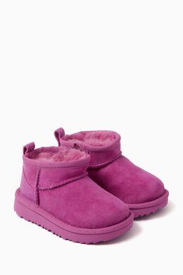 UGG: Фиолетовые ботинки Ultra Mini