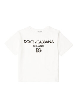 Dolce&Gabbana: Белая футболка 