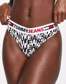 Tommy Hilfiger: Чёрные трусы  Tommy Jeans