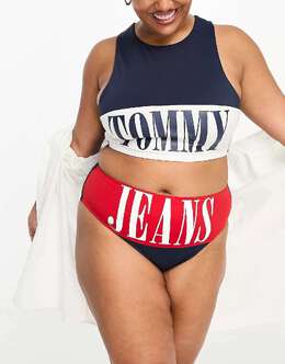 Tommy Hilfiger: Тёмные джинсы Tommy Jeans