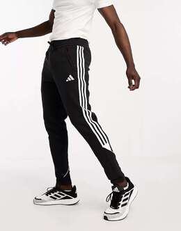 ADIDAS PERFORMANCE: Чёрные брюки  Tiro