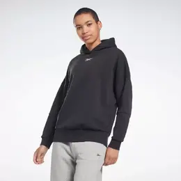 Reebok: Чёрная толстовка 