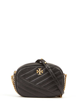 Tory Burch: Чёрная сумка  Kira Chevron