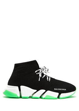 Balenciaga: Чёрные кроссовки 