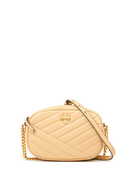 Tory Burch: Бежевая сумка  Kira Chevron