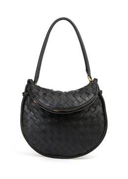 Bottega Veneta: Чёрная сумка 