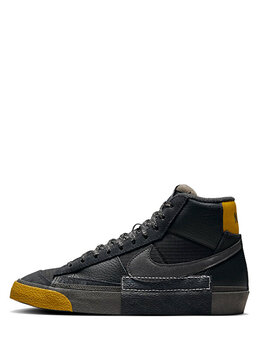 Nike: Чёрные кроссовки Blazer Mid