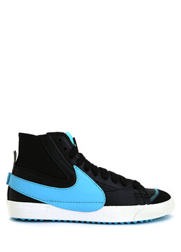 Nike: Чёрные кроссовки Blazer Mid 77