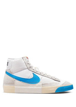 Nike: Белые кроссовки Blazer Mid