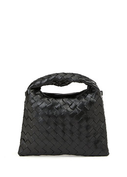 Bottega Veneta: Чёрная сумка 