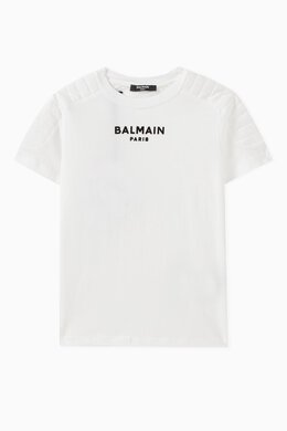 Balmain: Хлопковая футболка