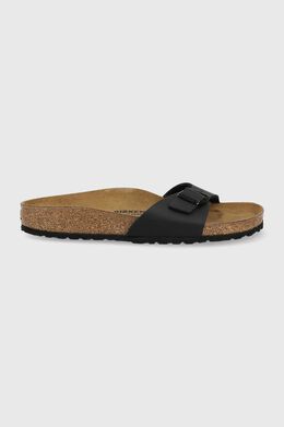 Birkenstock: Чёрные шлёпанцы 