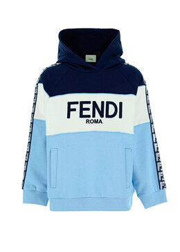 Fendi: Синий свитшот