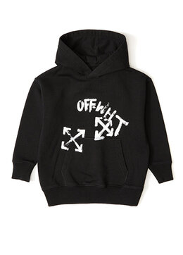 Off-White: Чёрный свитшот