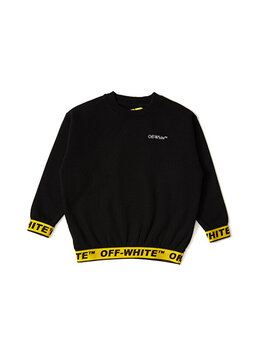 Off-White: Чёрный свитшот 