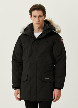 Canada Goose: Чёрная куртка Langford