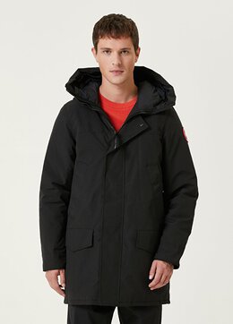 Canada Goose: Чёрная куртка Langford