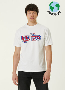 Kenzo: Белая футболка