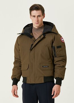 Canada Goose: Куртка Chilliwack цвета хаки