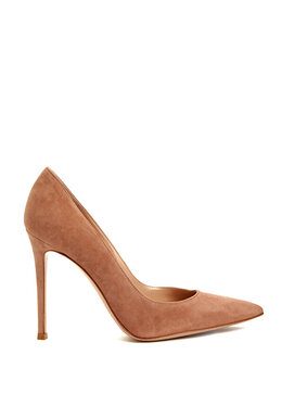 Gianvito Rossi: Бежевые туфли 