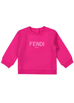 Fendi: Розовый свитер