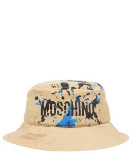 Moschino: Бежевая шляпа 