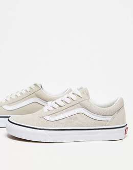 Vans: Бежевые кроссовки  Old Skool