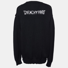 Givenchy: Чёрный свитер 4G